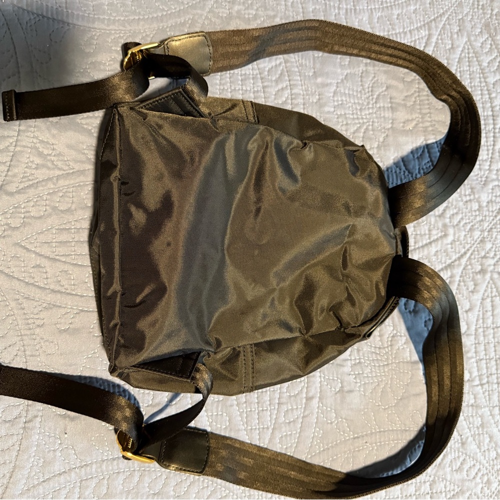 Marc Jacobs black nylon mini Backpack with Gold Accents like new - Picture 6 of 8